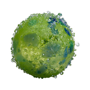Bee Ball 6" Green Glass