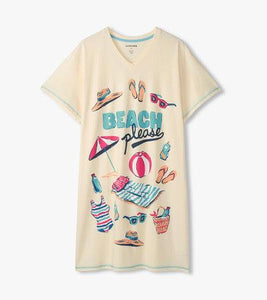 Beach Please Sleepshirt O/S