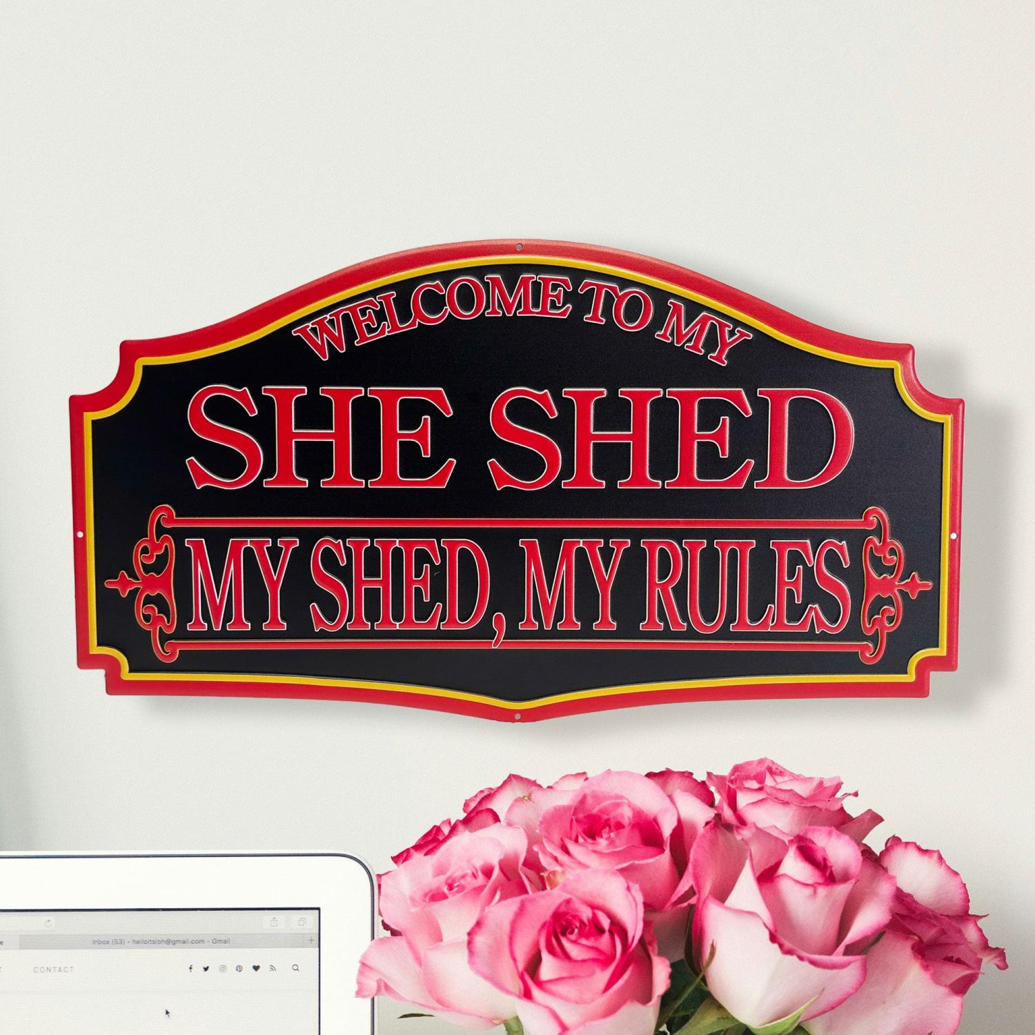 She Shed Wall Art