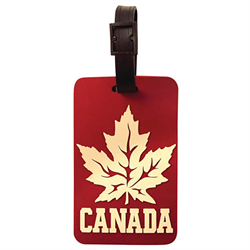 Luggage Tag Retro Canadian