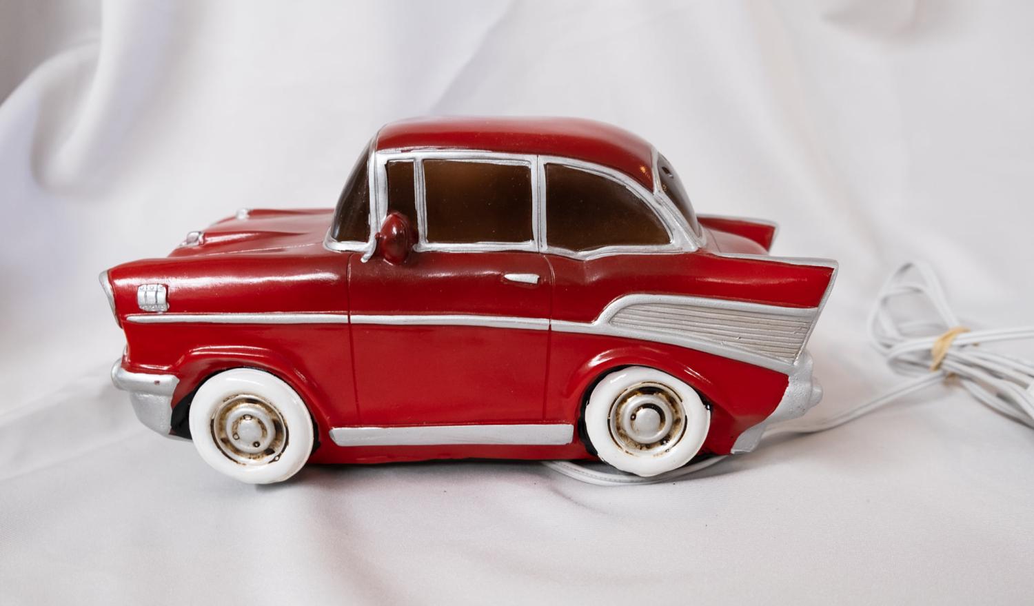 Red Chevy Lamp