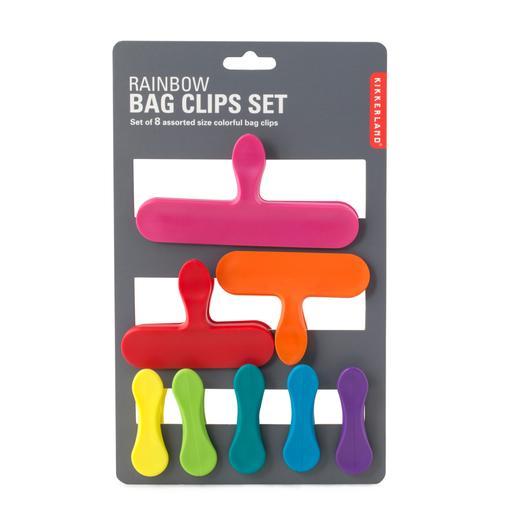 Rainbow Bag Clips Set