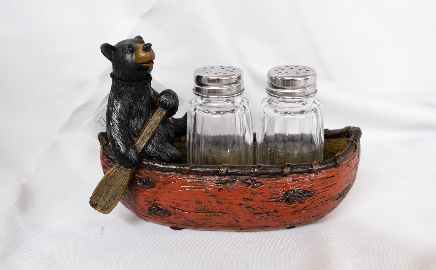Bear In Boat Salt & Pepper Set