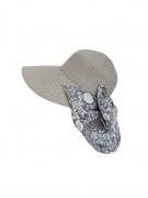 Sun Hat Grey with Bow