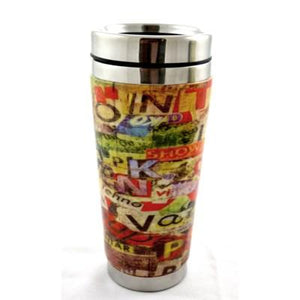 Travel Mug Ceramic Collage