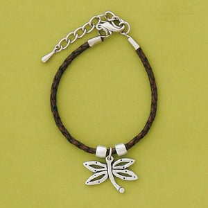 Dragonfly Leather Bracelet