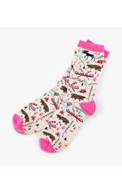 Women Crew Socks Sketchy