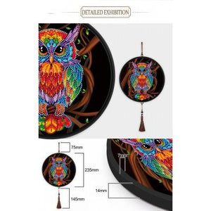 Owl Round Diamond Painting Kit