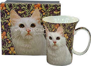 White Cat Mug