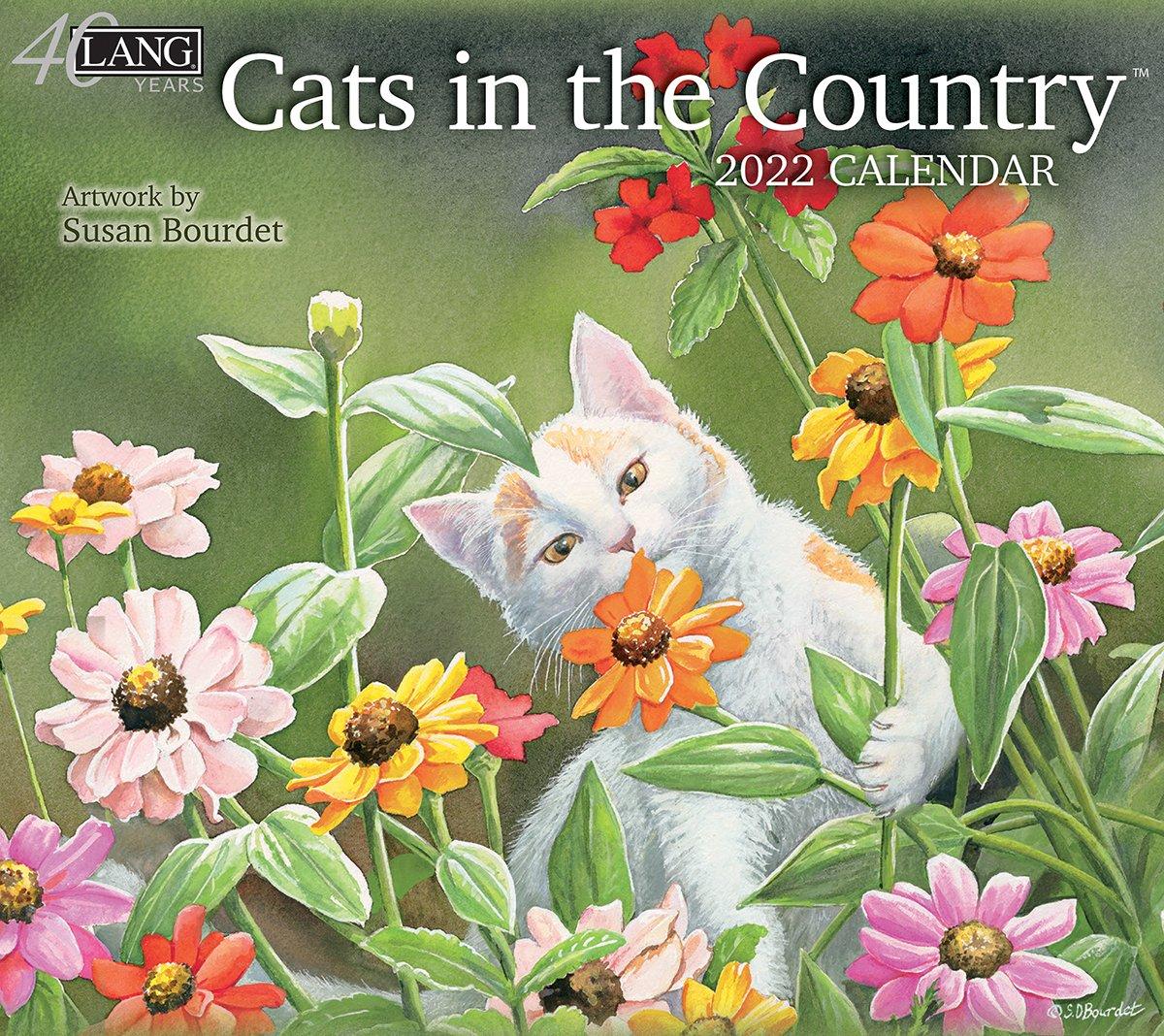 Calendar Cats in the Country