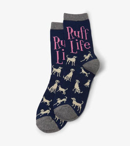 Women Crew Socks Ruff Life
