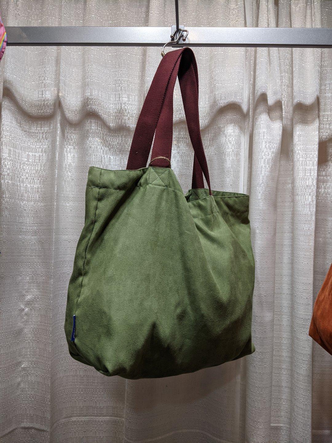 Olive Green Tote Bag