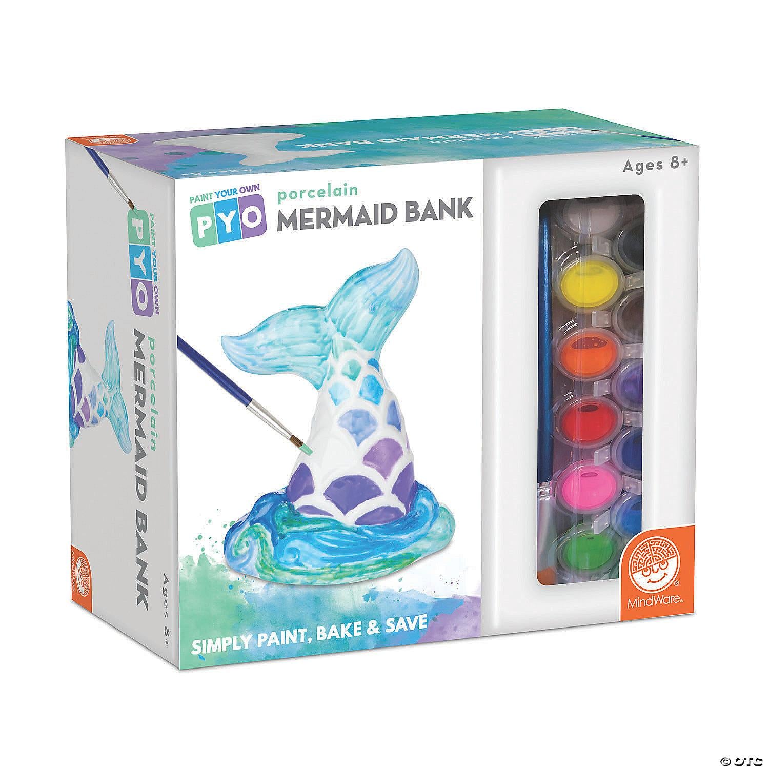 Mermaid Bank Paint Your Own