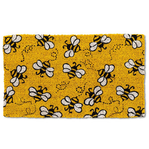 Flying Bees Door Mat