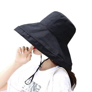 Casual Hat Cotton Black