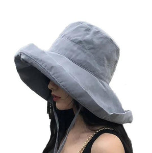 Casual Hat Cotton Grey