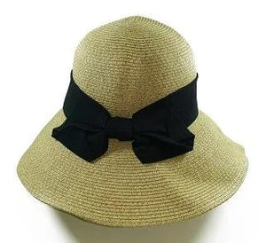 Casual Hat Black Bow