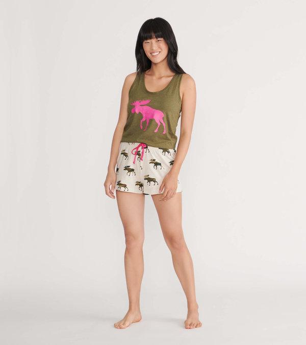 Moose Woman's Sleep Shorts L