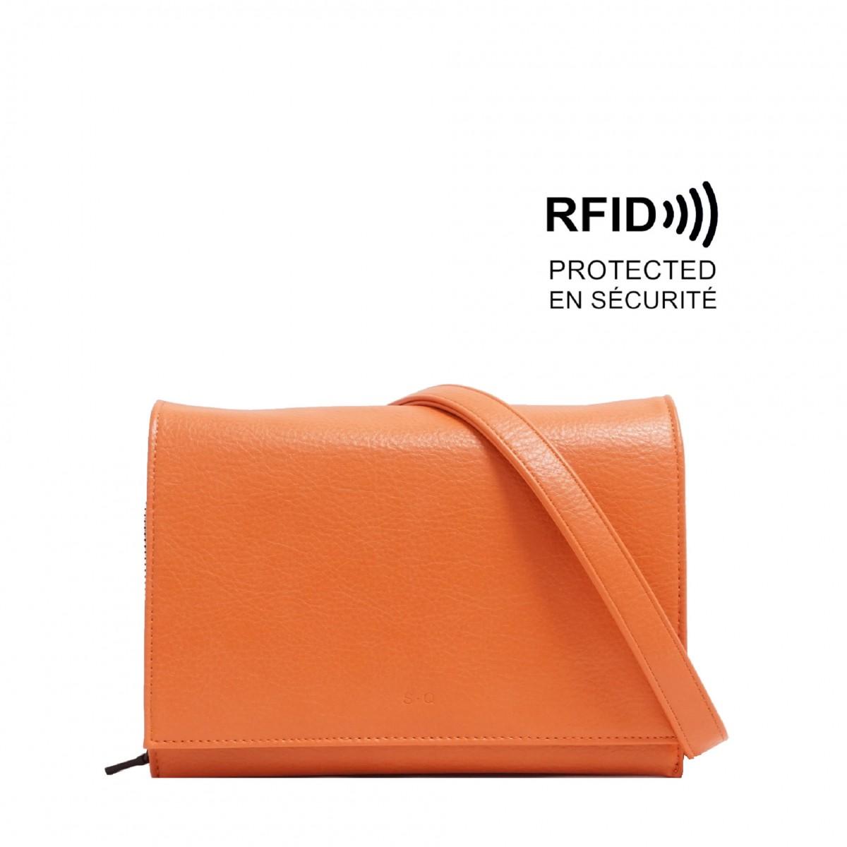 Nita Crossbody Wallet Coral