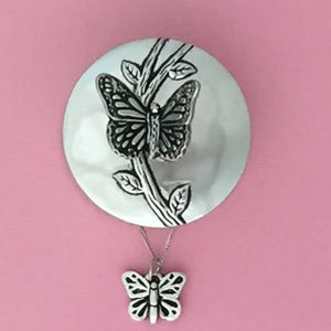 Butterfly Wish Box w Necklace