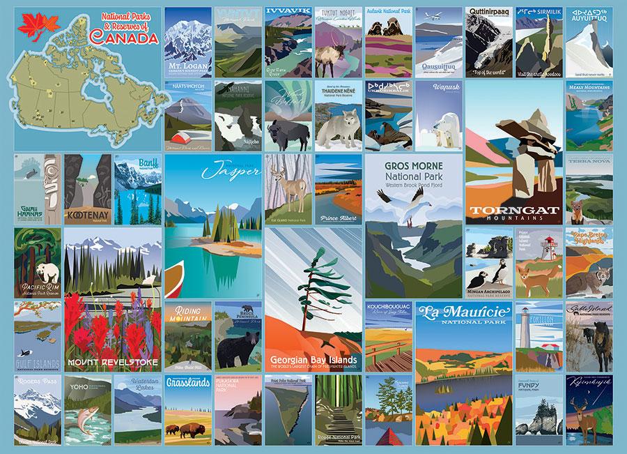 National Parks Puzzle 1000 pcs