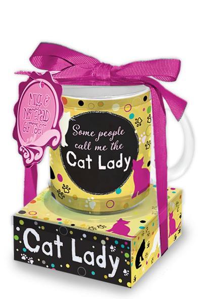Mug & Notepad Set Cat Lady