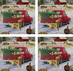 Retriever Coasters Set of 4