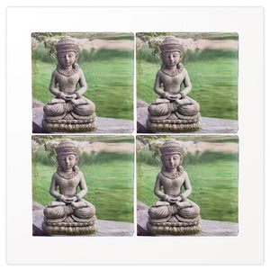 Set of 4 Buddha Coasters