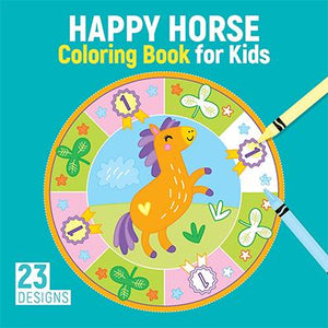 Colouring Book Happy Horse