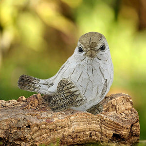 Simulated Wood Carved Bird